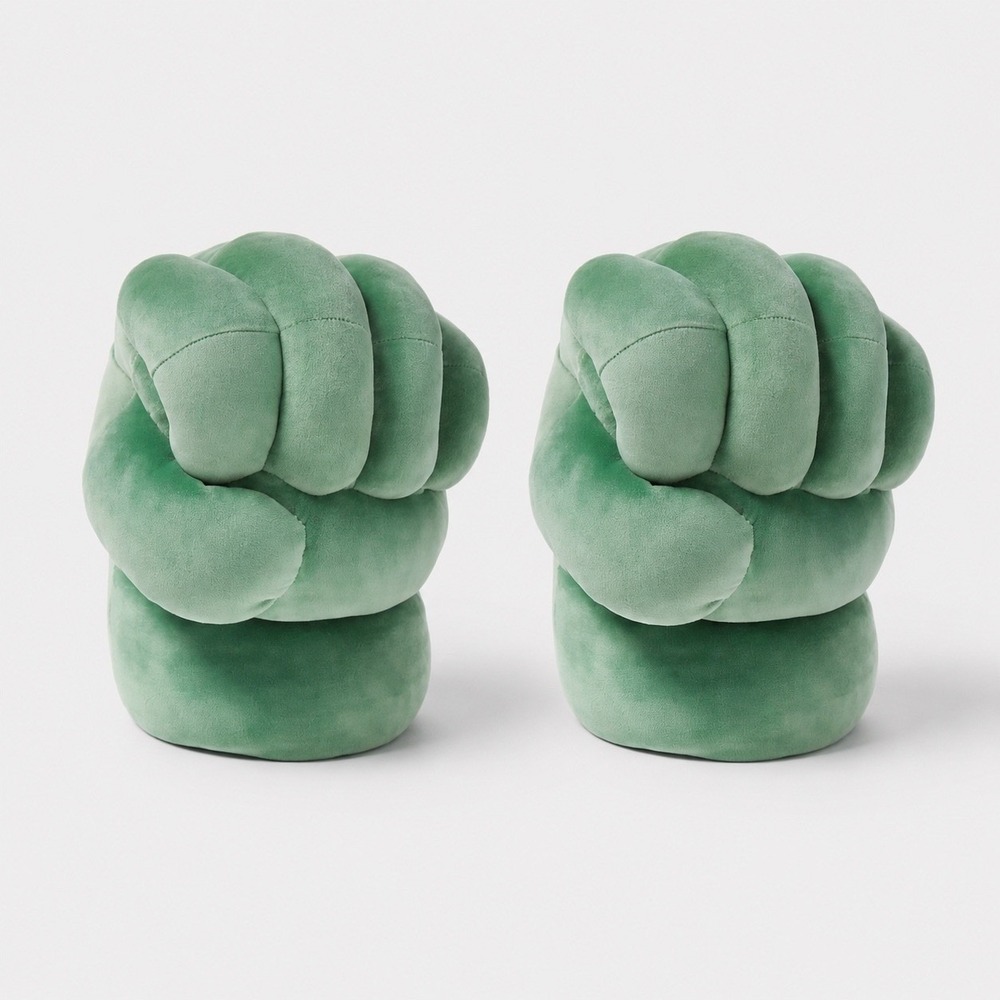 Marvel Hulk Fist Kids' Decorative Throw Pillow - Marvel by Pillowfort set of 2